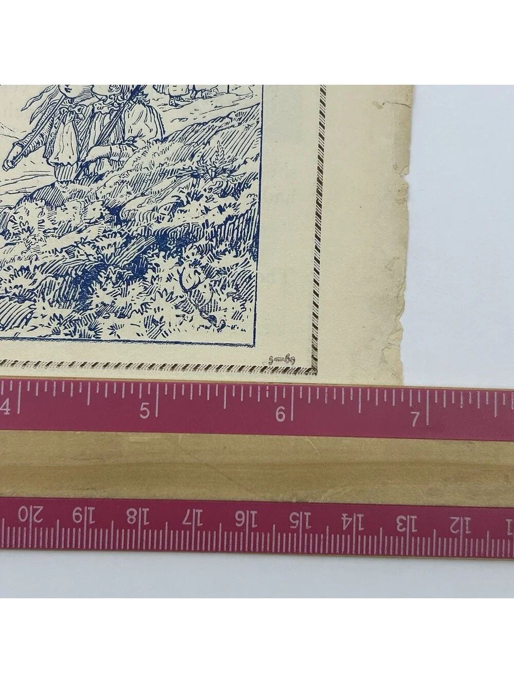 1892 Picture Paper Lesson Aug.7, 19th Century Children’s Religious Lesson    C22
